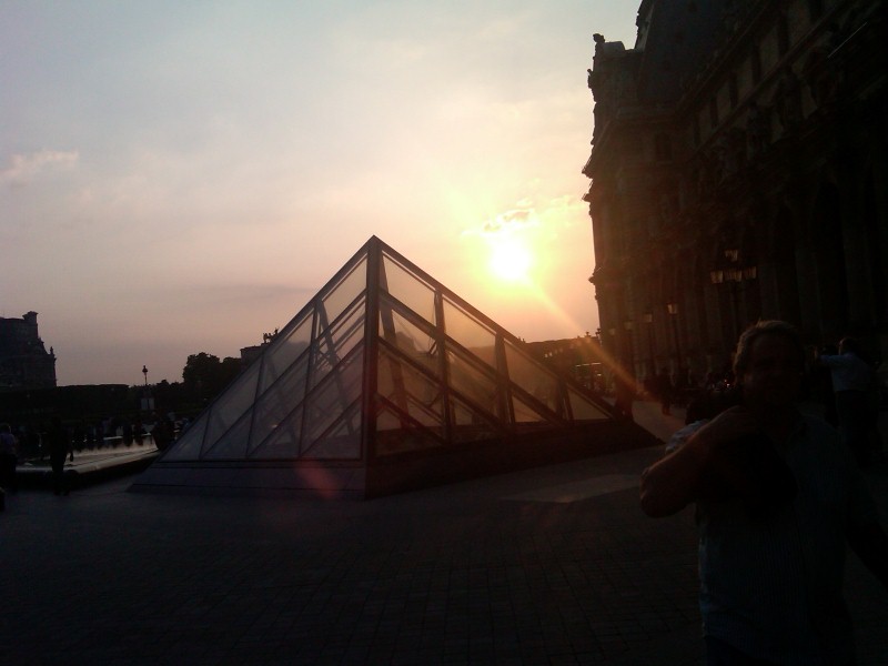Little Pyramid at the Louvre
