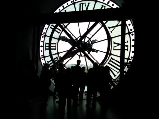 From inside the Musee D'Orsay
