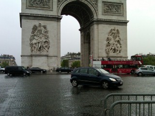Bottom of the Arc de Triomphe